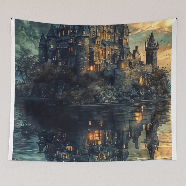 Item preview, The Haunted Keep of Shadows designed and sold by oanaunciuleanu.