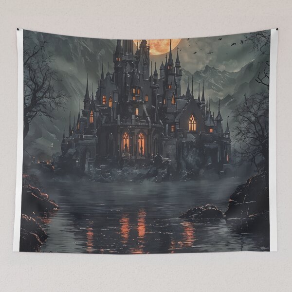 Item preview, The Haunted Keep of Shadows designed and sold by oanaunciuleanu.