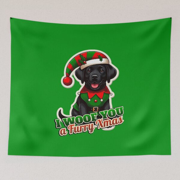 Item preview, Labrador lab Xmas elf gift designed and sold by ThisDress.