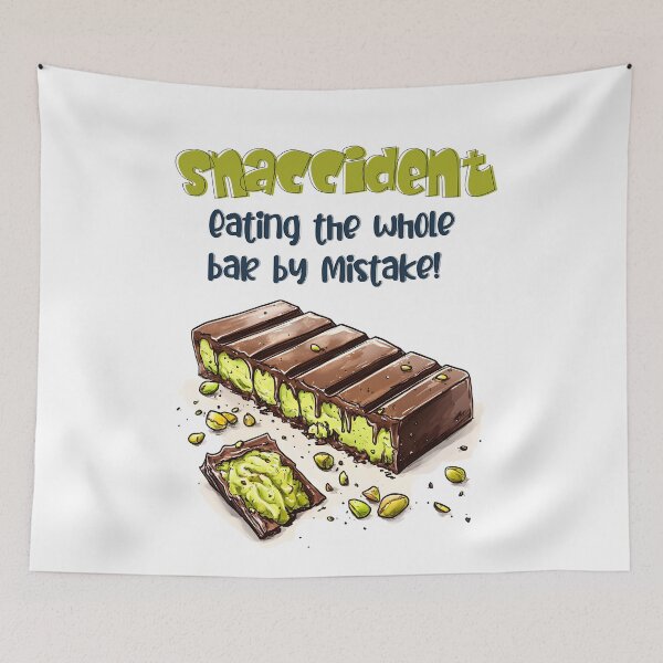 Item preview, Snaccident: Ate the Whole Chocolate Kunafa by Mistake! Delightful Dessert Stuffed with Pistachios!  designed and sold by FUNqoosh.