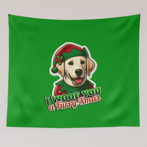 Item preview, Labrador lab Xmas elf gift designed and sold by ThisDress.
