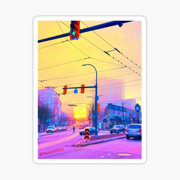 Misty Mt Pleasant - Main & Kingsway, East Vancouver Sticker