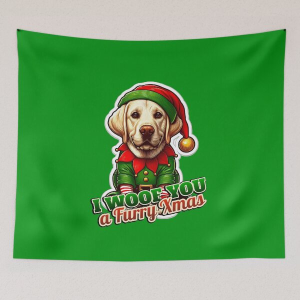 Item preview, Labrador lab Xmas elf gift designed and sold by ThisDress.