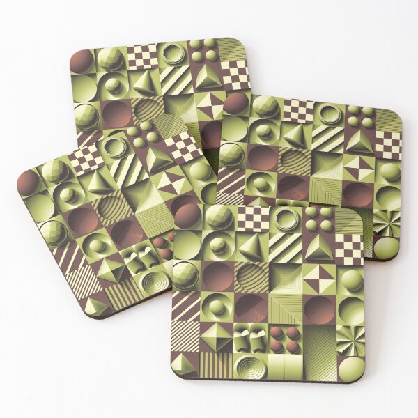 Item preview, Abstract geometric figures with balls designed and sold by MargoMalej.