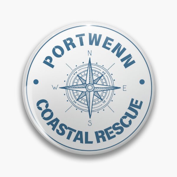 Item preview, Doc Martin Portwenn Coastal Rescue Coast Guard RNLI Port Isaac Cornwall designed and sold by SonnyBoyDesigns.