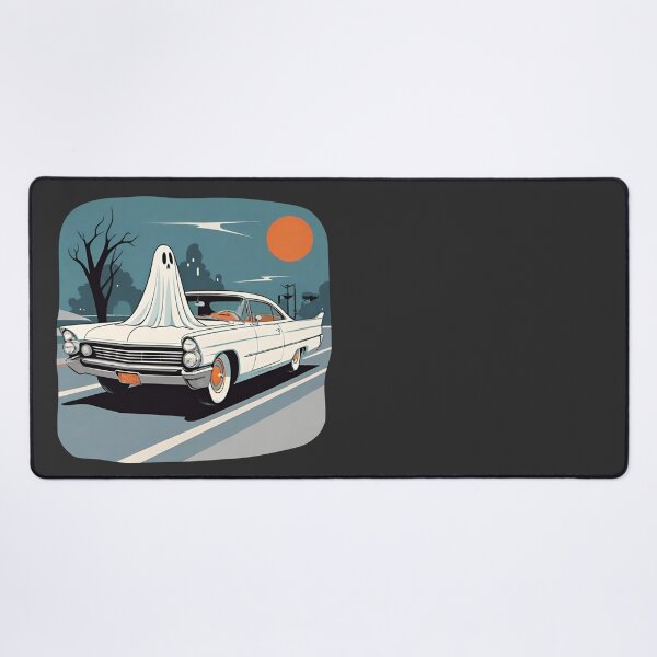 Item preview, Spooky and Fun Halloween Ghost – Drive into the Spirit of the Season! designed and sold by karolinahinc.