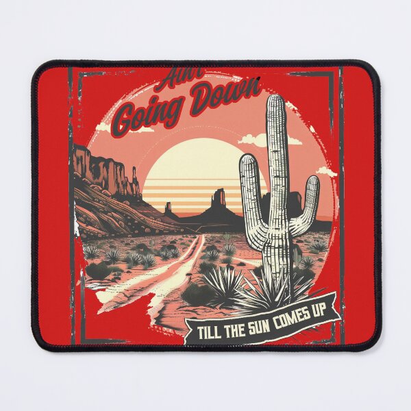 Item preview, Western Desert Vibes Cactus Sunset Art designed and sold by Aredbox.