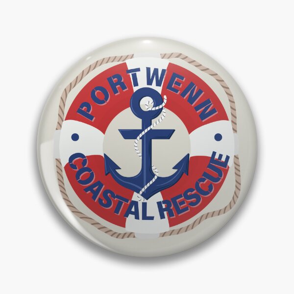 Item preview, Doc Martin Portwenn Coastal Rescue Coast Guard RNLI Port Isaac Cornwall designed and sold by SonnyBoyDesigns.