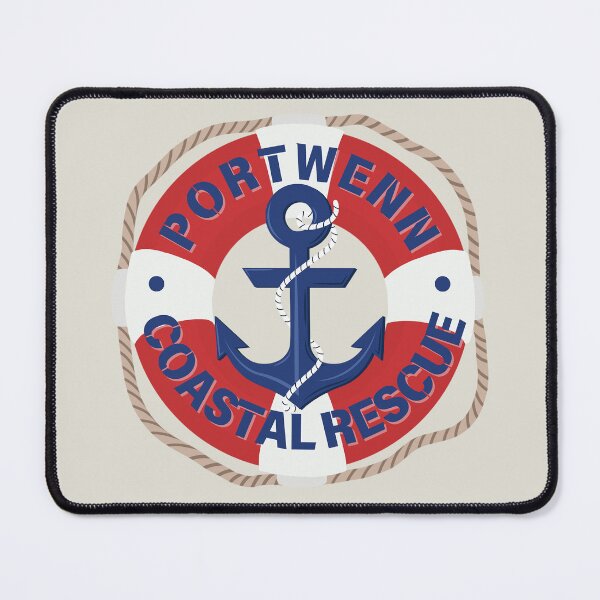 Item preview, Doc Martin Portwenn Coastal Rescue Coast Guard RNLI Port Isaac Cornwall designed and sold by SonnyBoyDesigns.