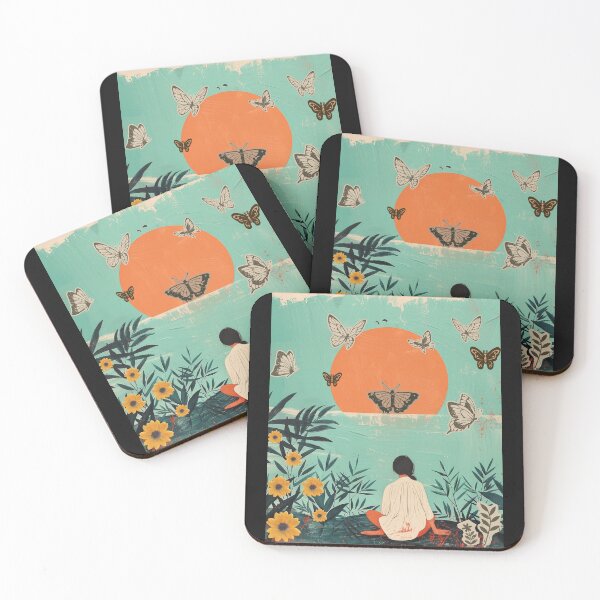 Item preview, Boho Butterfly Green Boho Nature Vintage designed and sold by MarcelooArt.