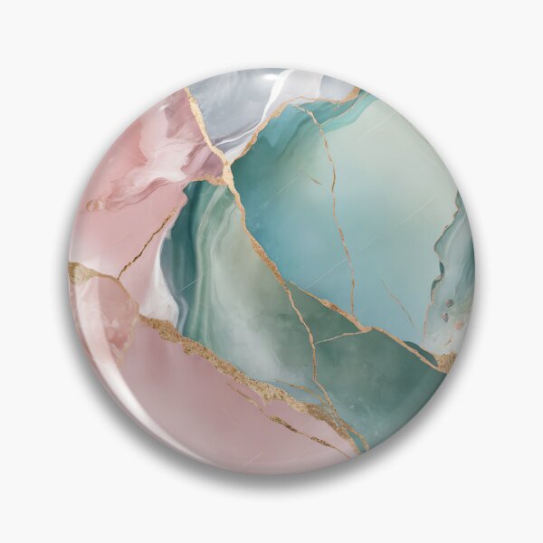 Item preview, Pastel Marble with Golden Lines – Soft Color Marble Pattern with Gold Grouting for Elegant Home Décor, Fashion, and Art designed and sold by 21 Dragonflies.