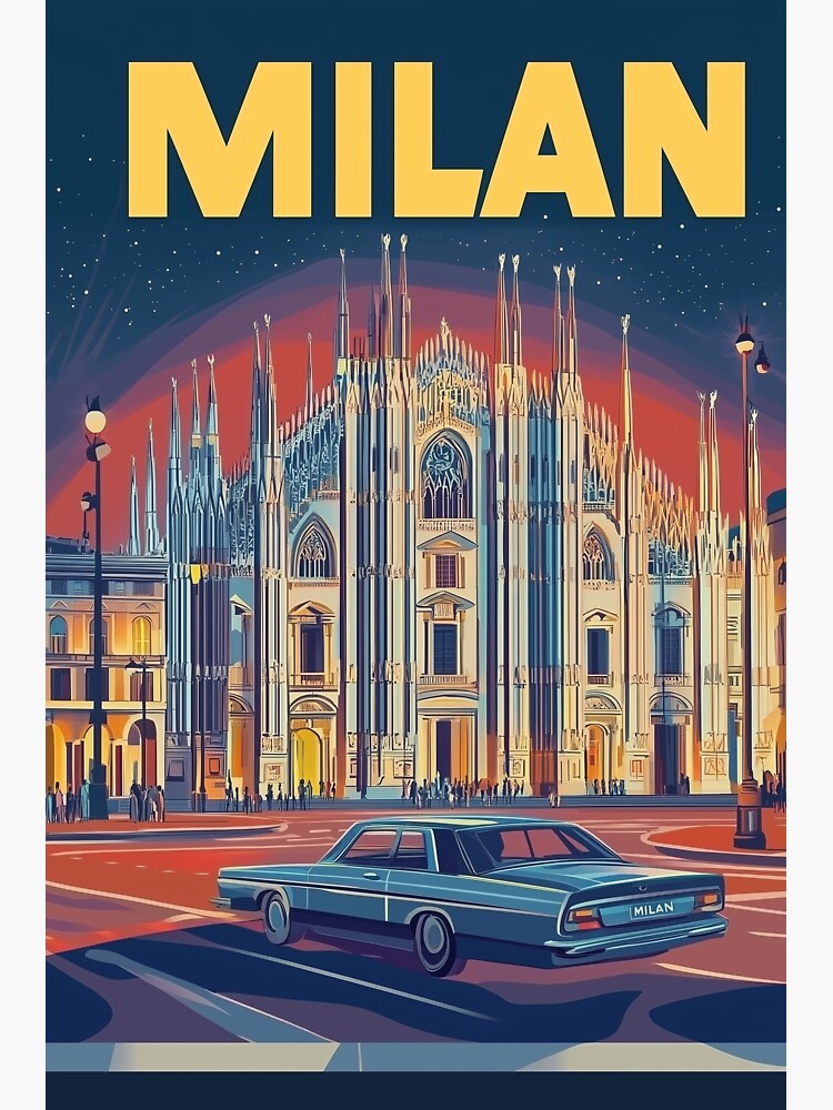 Postcards: Cartolina Milano Piazza del Duomo aut d'epoca 1970 segni