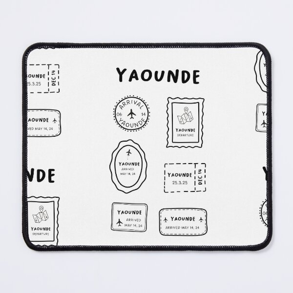 Item preview, Yaoundé | Travel Stamp Collection | Minimalist Design designed and sold by RM-Journey.