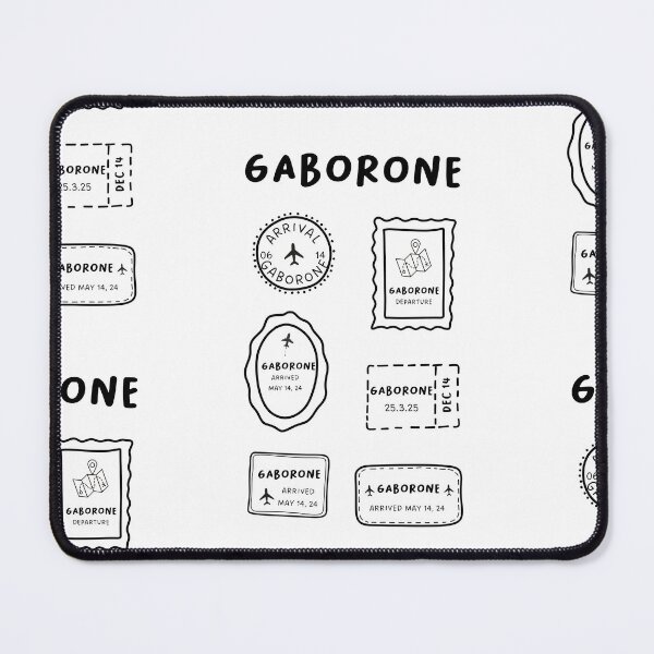 Item preview, Gaborone | Travel Stamp Collection | Minimalist Design designed and sold by RM-Journey.
