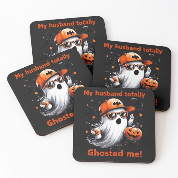 Item preview, My Husband Totally Ghosted Me, funny halloween designed and sold by MonaCreations.