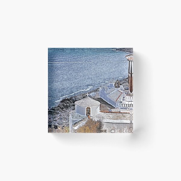 Item preview, Churches and sea, Skopelos designed and sold by paulboizot.