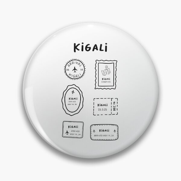 Item preview, Kigali | Travel Stamp Collection | Minimalist Design designed and sold by RM-Journey.