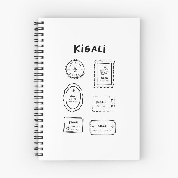 Item preview, Kigali | Travel Stamp Collection | Minimalist Design designed and sold by RM-Journey.