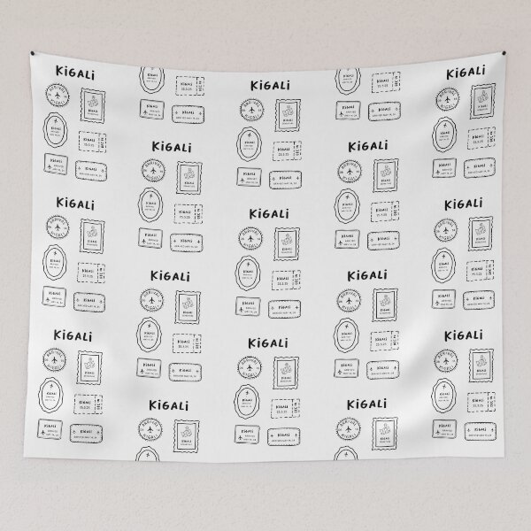 Item preview, Kigali | Travel Stamp Collection | Minimalist Design designed and sold by RM-Journey.