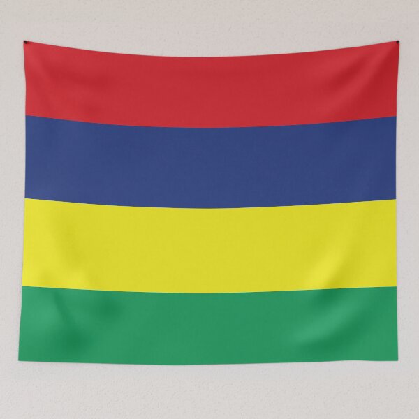 Item preview, Mauritius Flag designed and sold by wickedcartoons.