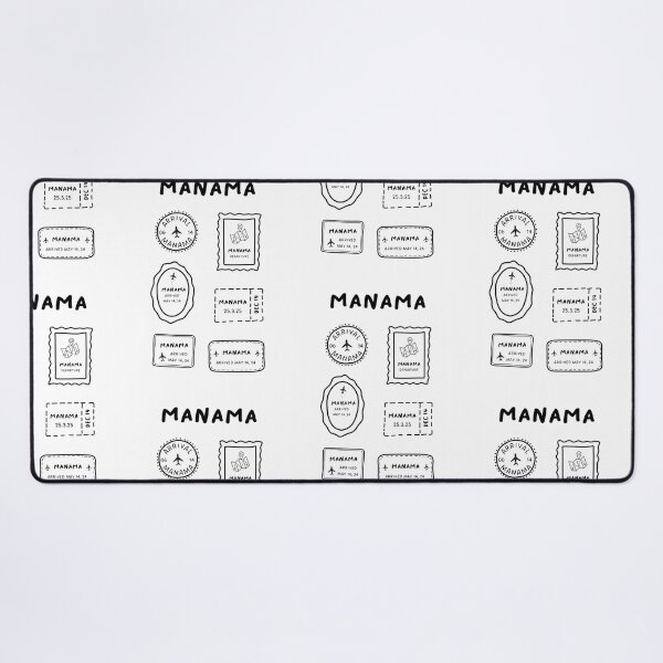 Item preview, Manama | Travel Stamp Collection | Minimalist Design designed and sold by RM-Journey.