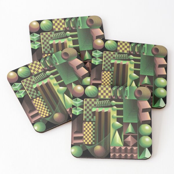 Item preview, Abstract geometric figures with drop designed and sold by MargoMalej.