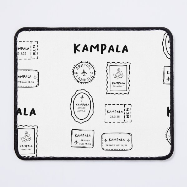 Item preview, Kampala | Travel Stamp Collection | Minimalist Design designed and sold by RM-Journey.