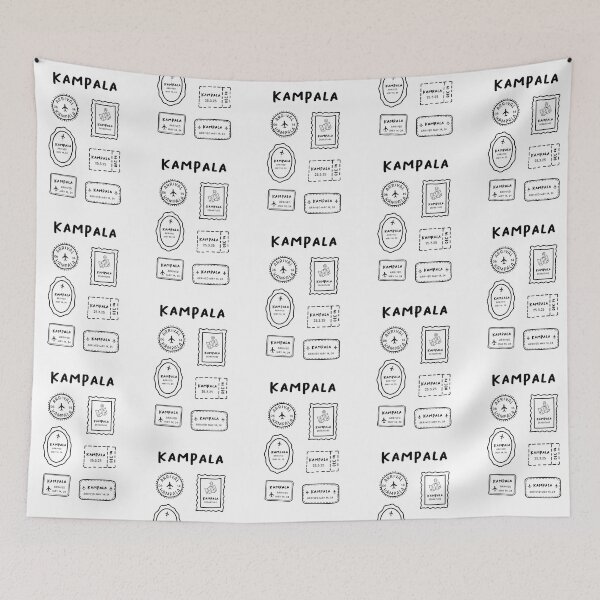 Item preview, Kampala | Travel Stamp Collection | Minimalist Design designed and sold by RM-Journey.