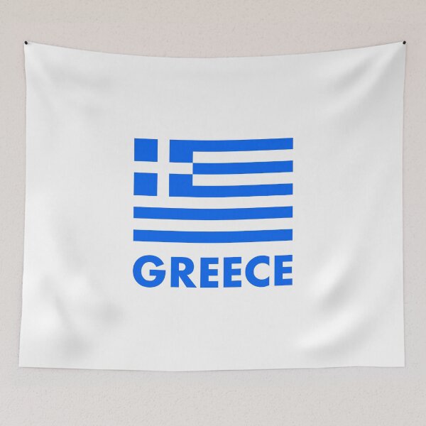 Item preview, Greece Flag  designed and sold by Inspirationmotivation.