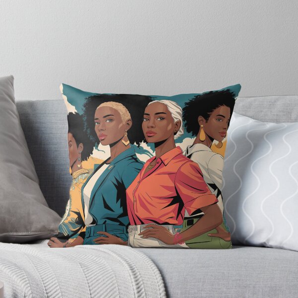 Item preview, Empowered Women in Urban Fashion - Vibrant Cityscape Art Print designed and sold by ArtsyWishesShop.