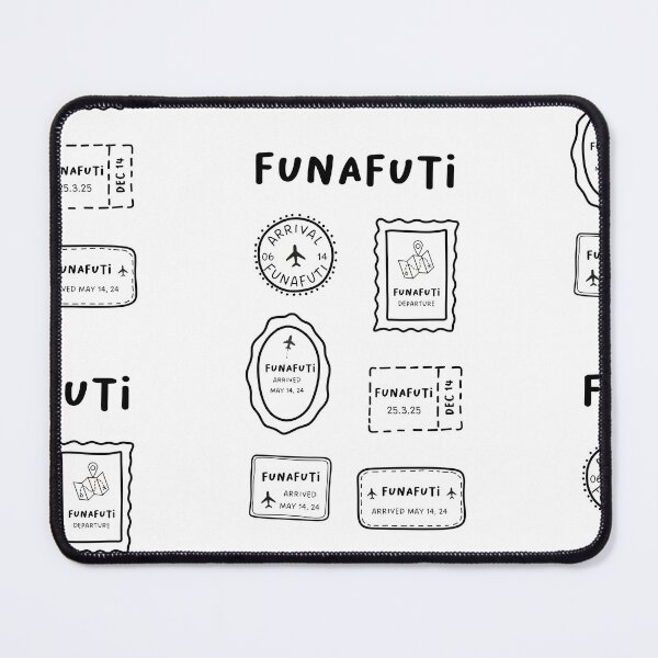 Item preview, Funafuti | Travel Stamp Collection | Minimalist Design designed and sold by RM-Journey.
