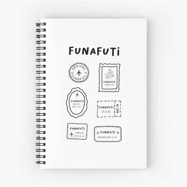 Item preview, Funafuti | Travel Stamp Collection | Minimalist Design designed and sold by RM-Journey.