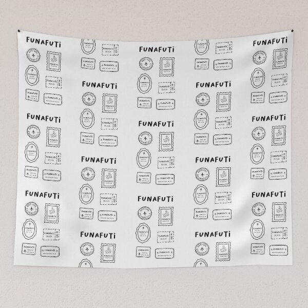 Item preview, Funafuti | Travel Stamp Collection | Minimalist Design designed and sold by RM-Journey.