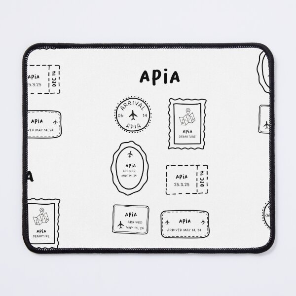 Item preview, Apia | Travel Stamp Collection | Minimalist Design designed and sold by RM-Journey.