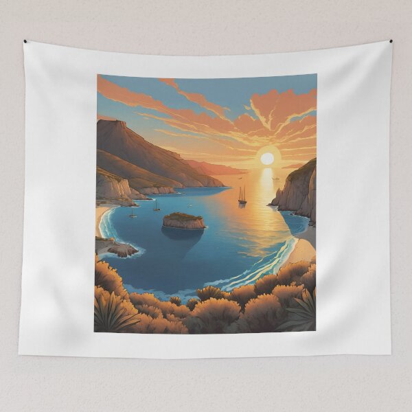 Item preview, Sunrise in Kithira Beautiful View designed and sold by xiaidex.