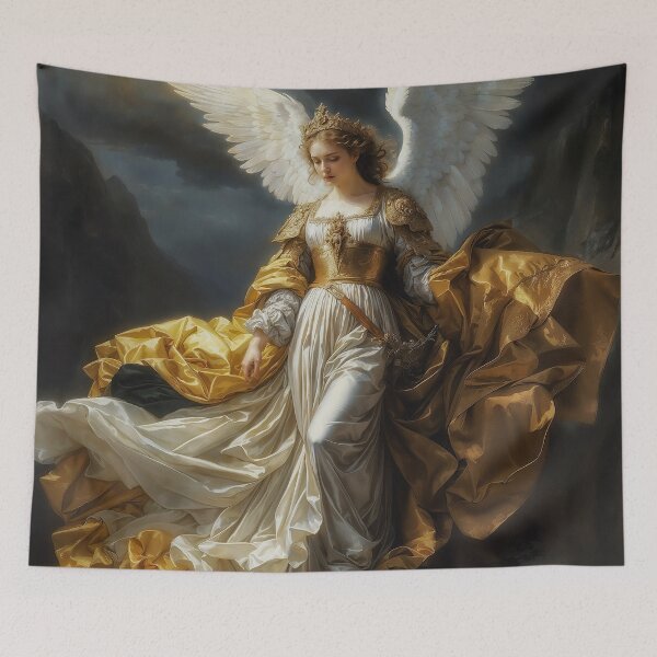 Item preview, Archangel Jophiel in Gold Dress designed and sold by AliceWhiteDF.