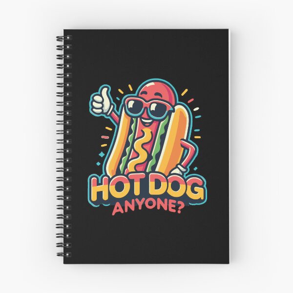 Artikelvorschau, HotDog, jemand? Food Humor Artwork für Feinschmecker entworfen und verkauft von Woof-Worthy-ART.