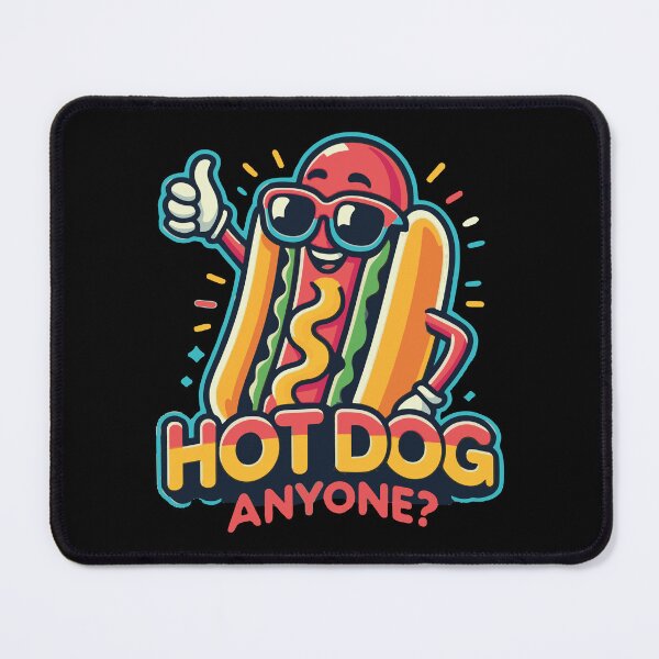 Item preview, HotDog, Anyone ? Food Humor Artwork for Foodies designed and sold by Woof-Worthy-ART.