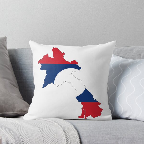 Item preview, laos flag map designed and sold by tony4urban.