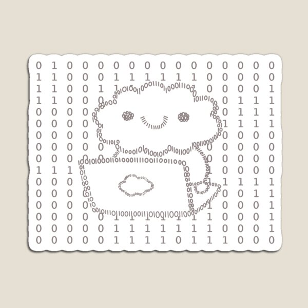 Item preview, Cute Binary Tech Design (Gray) designed and sold by eastcharmer.