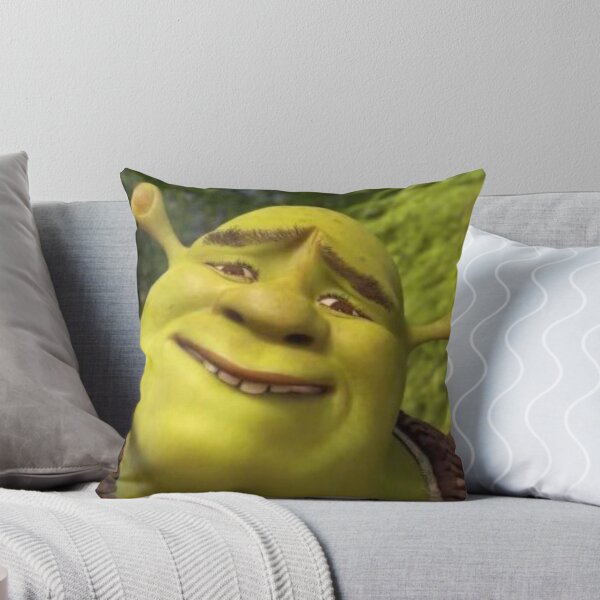 Item preview, Romantic Shrek *Bites Lip* Meme From Shrek Green Ogre Man Rizz designed and sold by Neesu.