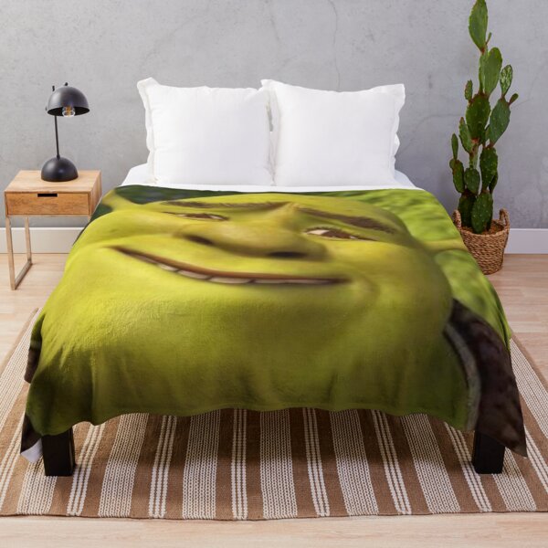 Item preview, Romantic Shrek *Bites Lip* Meme From Shrek Green Ogre Man Rizz designed and sold by Neesu.