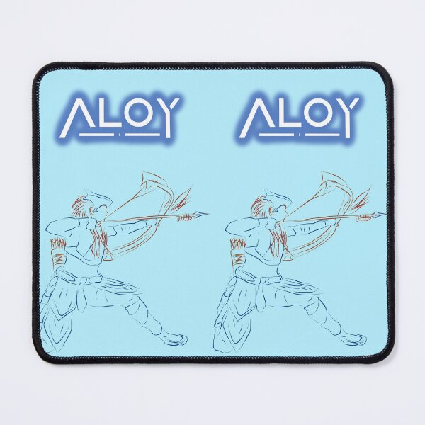 Item preview, A neon Aloy pointing towards the horizon designed and sold by JackJav.