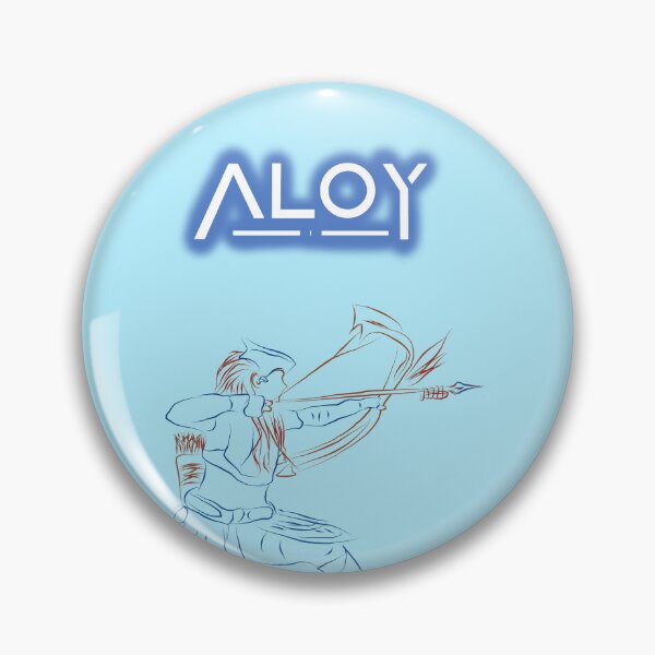 Item preview, A neon Aloy pointing towards the horizon designed and sold by JackJav.