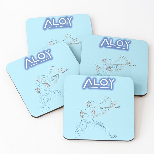 Item preview, A neon Aloy pointing towards the horizon designed and sold by JackJav.