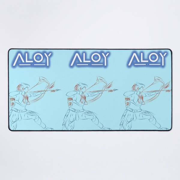 Item preview, A neon Aloy pointing towards the horizon designed and sold by JackJav.