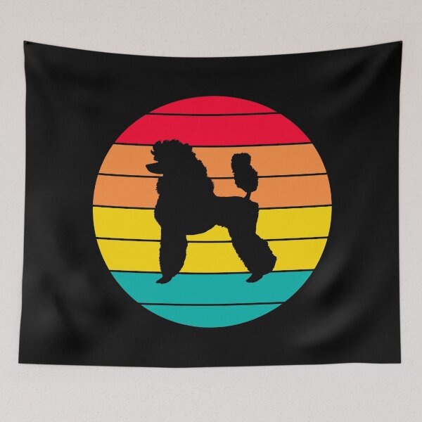 Item preview, Poodle dog watching sunset designed and sold by EMMonovi.