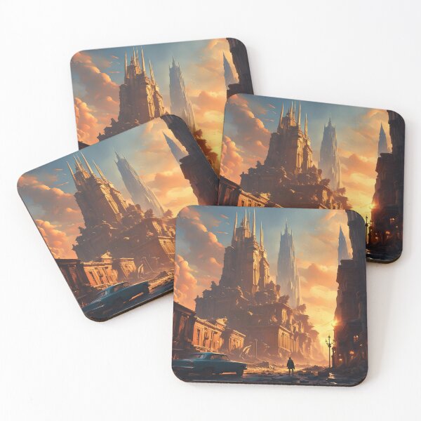 Item preview, Fantasy Post-Apocalyptic City designed and sold by Happywifey.