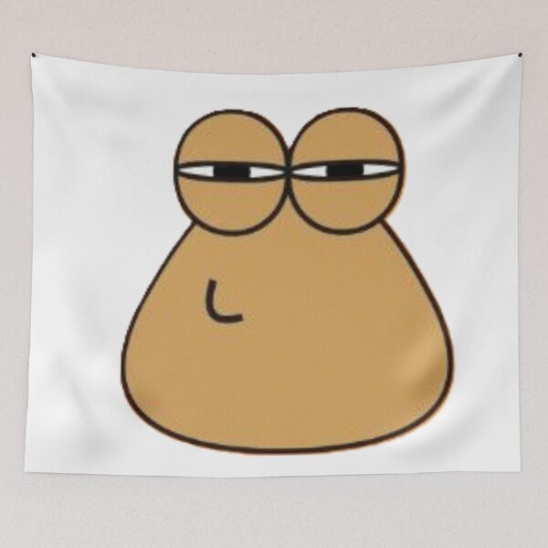 Item preview, Cocky Baby Pou Smiling Sly Brown Mobile Alien Pet  designed and sold by Neesu.