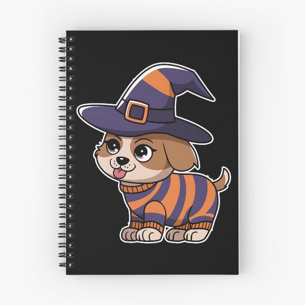 Item preview, Witch Puppy Wearing A Striped Sweater designed and sold by SwiftEagleFly.